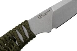 ANV Knives P100 Sleipner Cerakote, Olive Paracord, P100-039, Black Kydex Sheath, Couteau De Cou -Optimal Couteaux Magasin ANVP100 004 05 anv