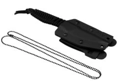 ANV Knives P100 Sleipner Cerakote, Black Paracord, P100-037, Black Kydex Sheath, Couteau De Cou -Optimal Couteaux Magasin ANVP100 037 06 anv