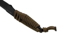 ANV Knives P100 Sleipner Cerakote, Coyote Paracord, P100-040, Black Kydex Sheath, Couteau De Cou -Optimal Couteaux Magasin ANVP100 040 04 anv