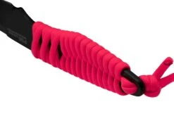ANV Knives P100 Sleipner Cerakote, Pink Paracord, P100-044, Black Kydex Sheath, Couteau De Cou -Optimal Couteaux Magasin ANVP100 044 04 anv