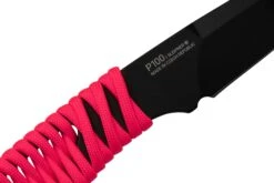 ANV Knives P100 Sleipner Cerakote, Pink Paracord, P100-044, Black Kydex Sheath, Couteau De Cou -Optimal Couteaux Magasin ANVP100 044 05 anv