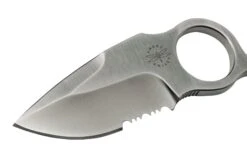 Amare Knives 6F Serration Sixth-Finger 202105 Droppoint, Couteau Fixe -Optimal Couteaux Magasin AS 202105 03 amare