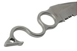 Amare Knives 6F Serration Sixth-Finger 202105 Droppoint, Couteau Fixe -Optimal Couteaux Magasin AS 202105 05 amare