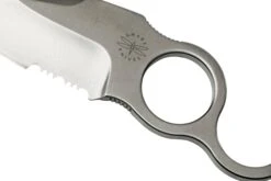 Amare Knives 6F Serration Sixth-Finger 202105 Droppoint, Couteau Fixe -Optimal Couteaux Magasin AS 202105 06 amare