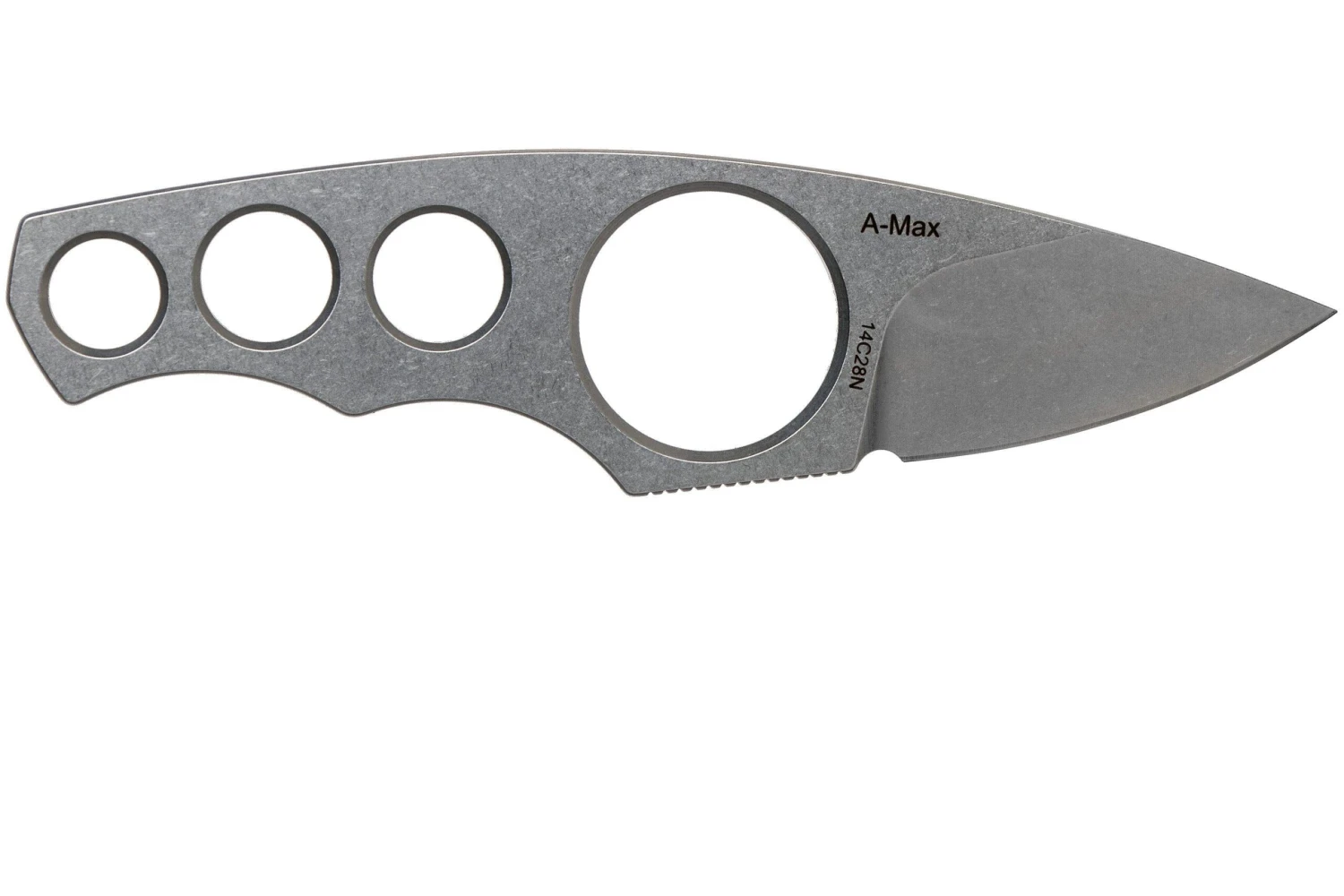 Amare Knives A-Max Stonewashed AM-SW Couteau De Cou, Uli Hennicke Design 2 Amare Knives A-Max Stonewashed AM-SW Couteau De Cou, Uli Hennicke Design – Image 2