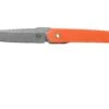 Amare Knives Pocket Peak Fixed, Stonewash Orange G10, Couteau à Lame Fixe