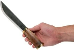 Autine Leuku, Curly Birch, Brut De Forge D2, Couteau Outdoor -Optimal Couteaux Magasin AT LEUKU CB 06 autine v201909