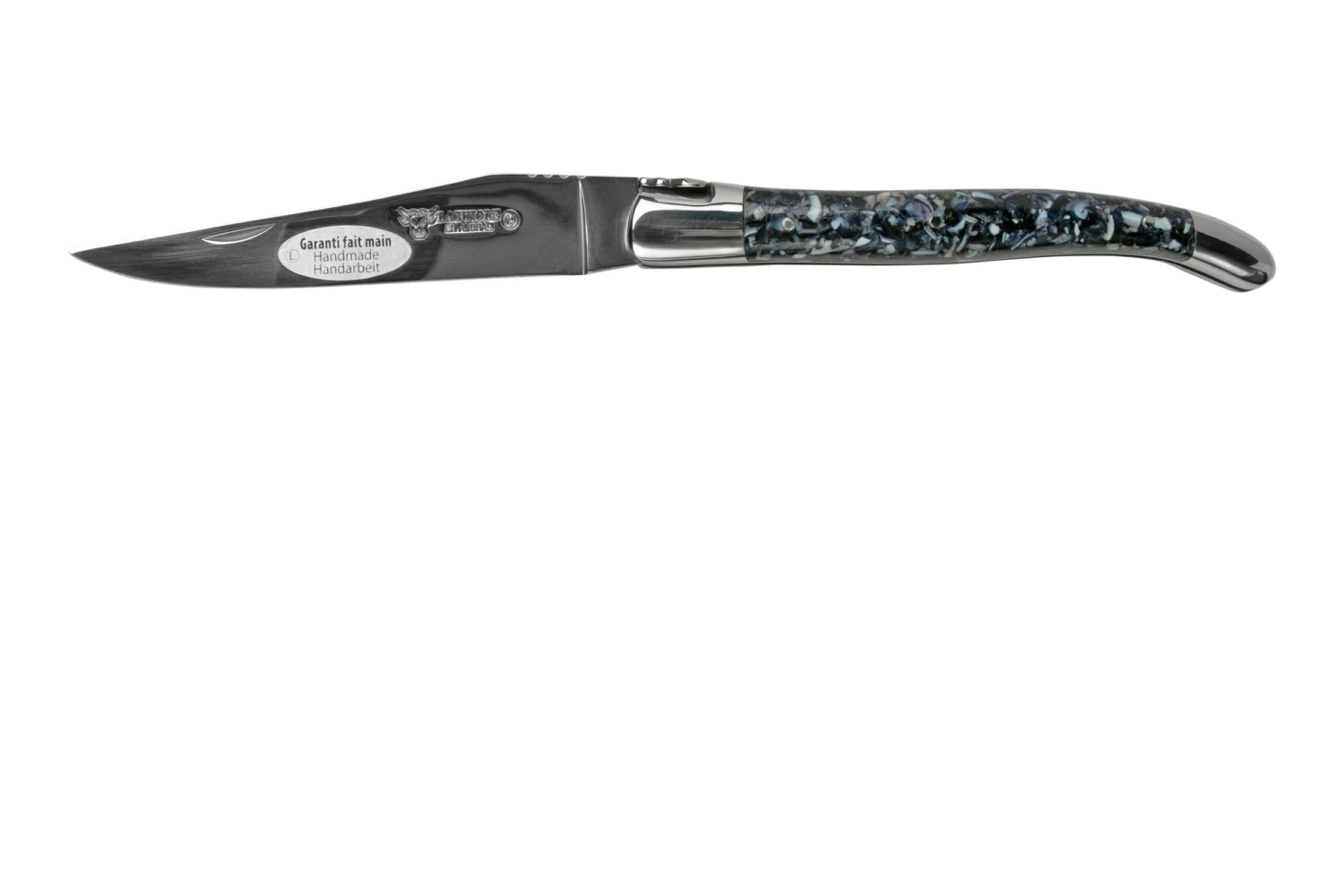 Laguiole En Aubrac Mussel L0212CQM Coquille De Moule, Poli, Couteau De Poche Laguiole, 12 Cm 1 Laguiole En Aubrac Mussel L0212CQM Coquille De Moule, Poli, Couteau De Poche Laguiole, 12 Cm