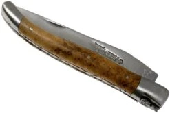 Laguiole En Aubrac 12cm Teck Guillochage Manuel L0212LKH/FSB1, Couteau Laguiole -Optimal Couteaux Magasin AUL0212LKH FSB1 04 laguiole en aubrac