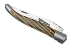 Laguiole En Aubrac Samba Brown L0212SAMIF Bois De Samba Marron, Mat, Couteau De Poche 12 Cm -Optimal Couteaux Magasin AUL0212SAMIF 04 laguioleaubrac