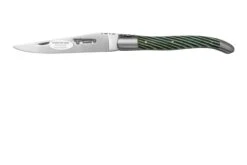 Laguiole En Aubrac Samba Turquoise L0212SATIF Bois De Samba Turquoise, Mat, Couteau De Poche Laguiole, 12 Cm