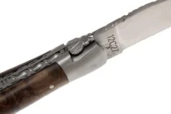 Laguiole En Aubrac 12cm Doubles Platines, Loupe De Noyer, L0712LYI-FSB1 -Optimal Couteaux Magasin AUL0712LYI FSB1 04 laguiole en aubrac aul0712lyi fsb1 04