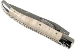 Laguiole En Aubrac 12cm Doubles Platines, érable Ondé Guilloché à La Main L0712EEN1/FSJ1 12 Laguiole En Aubrac 12cm Doubles Platines, érable Ondé Guilloché à La Main L0712EEN1/FSJ1 -Optimal Couteaux Magasin AULL0712EEN1 FSJ1 04 laguiole en aubrac