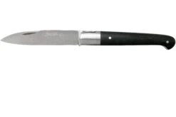 Laguiole En Aubrac Sauveterre 9 Cm Guillocheés Bois D'ébène, Couteau De Gentleman