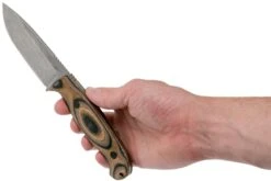 Bradford Guardian 4.5, 3D G-Wood Guardian 4.5 CPM 3V, Sabre Stonewashed 4.5S-115 -Optimal Couteaux Magasin BDK 45S 115 06 bradford knives