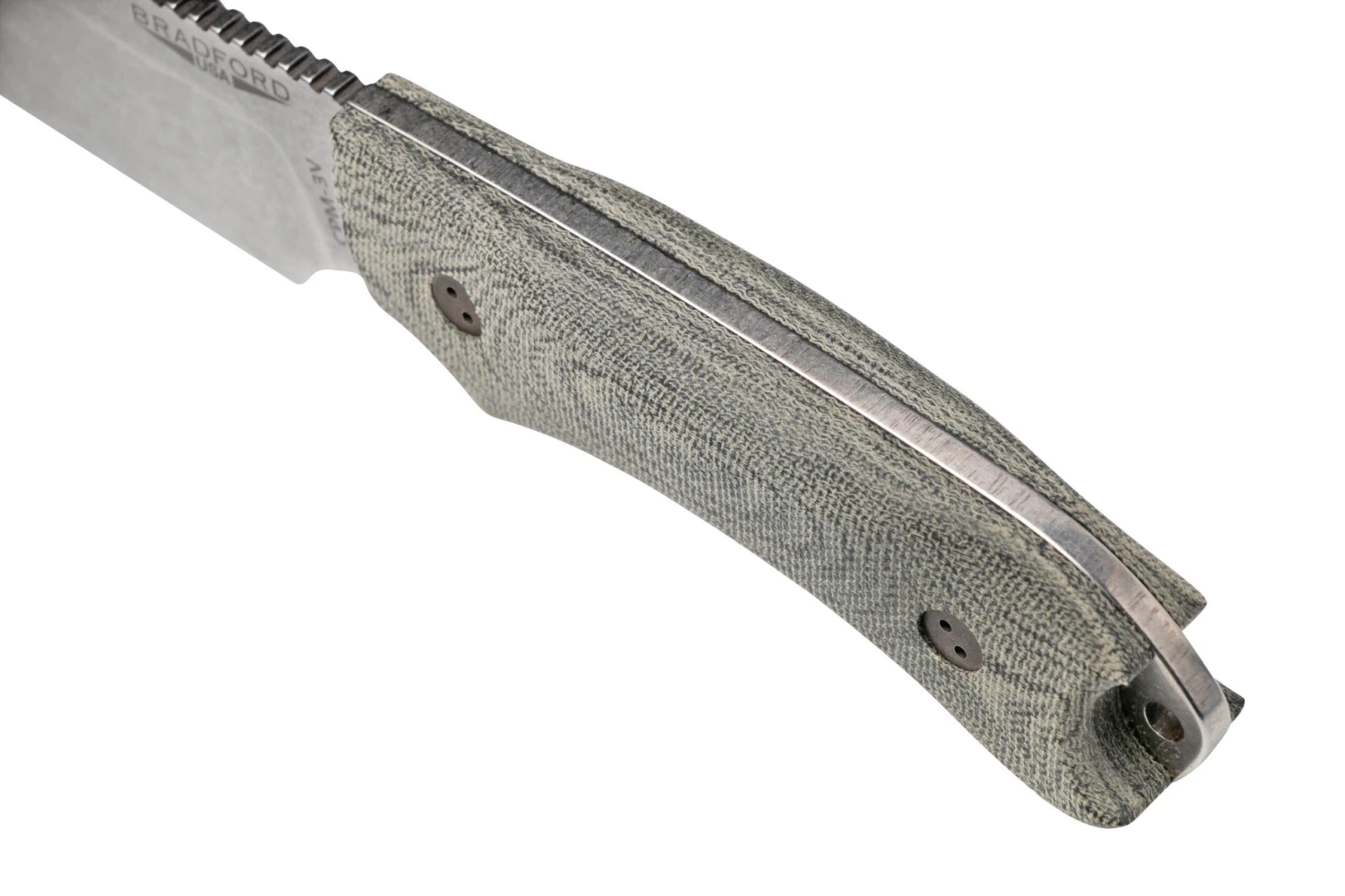 Bradford Guardian 4, 3D Black Micarta, CPM-3V Sabre Stonewashed 4S-101-3V 6 Bradford Guardian 4, 3D Black Micarta, CPM-3V Sabre Stonewashed 4S-101-3V – Image 6