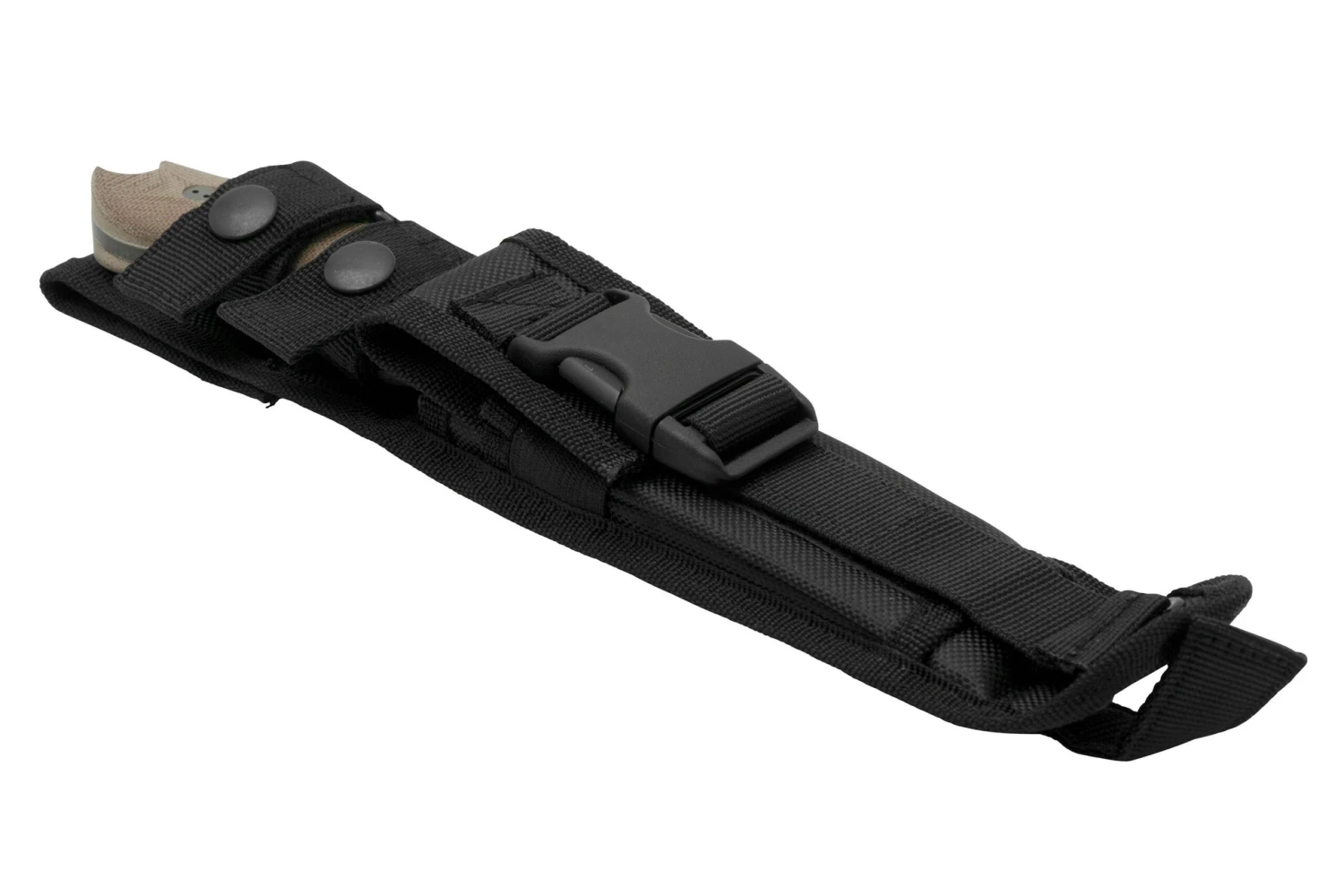 Bradford Knives Guardian 5, 5S-104N-3V, 3D Natural Micarta, CPM-3V, Sabre Grind, Nimbus Blackwashed Finish, Couteau Fixe 6 Bradford Knives Guardian 5, 5S-104N-3V, 3D Natural Micarta, CPM-3V, Sabre Grind, Nimbus Blackwashed Finish, Couteau Fixe – Image 6