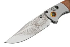 Benchmade Mini Crooked River Whitetail Limited Edition Artist Series 15085-2202, Couteau De Poche De Chasse, Casey Underwood Design -Optimal Couteaux Magasin BE15085 2202 04 benchmade