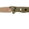 Benchmade 273FE-2 Sibert Mini Adamas OD Green G10, Flat Earth Couteau De Poche, Shane Sibert Design