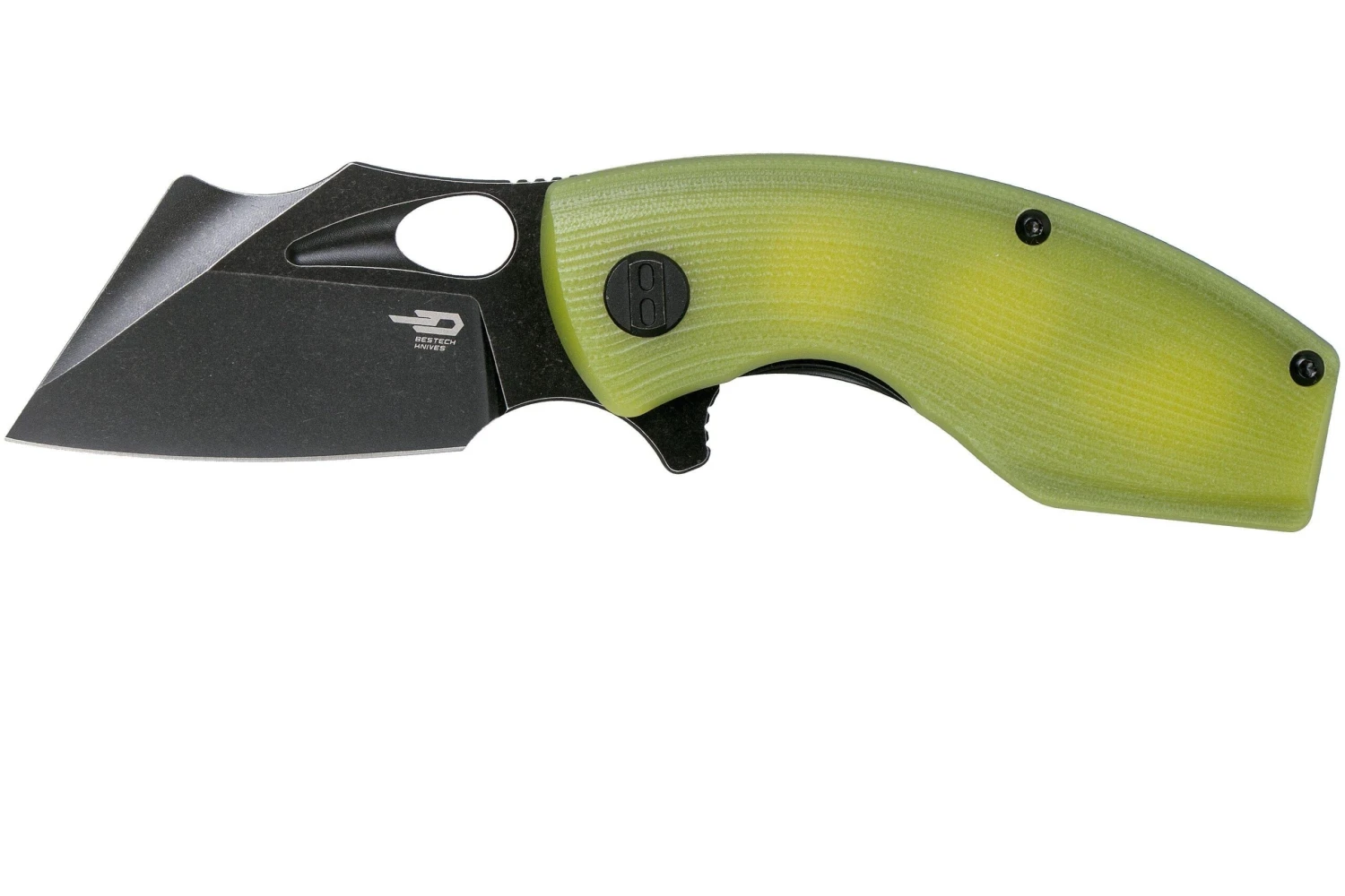 Bestech Lizard BG39F Lime G10, Black Stonewashed Couteau De Poche 1 Bestech Lizard BG39F Lime G10, Black Stonewashed Couteau De Poche