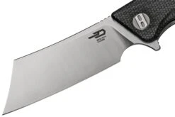 Bestech Cubis BG42A Stonewashed & Satin, Black Micarta, Couteau De Poche -Optimal Couteaux Magasin BHBG42A 03 bestech