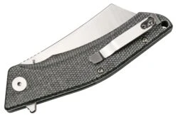 Bestech Cubis BG42A Stonewashed & Satin, Black Micarta, Couteau De Poche -Optimal Couteaux Magasin BHBG42A 04 bestech