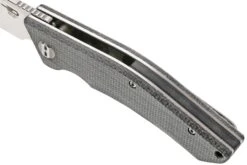 Bestech Cubis BG42A Stonewashed & Satin, Black Micarta, Couteau De Poche -Optimal Couteaux Magasin BHBG42A 07 bestech