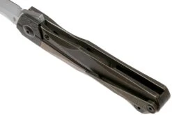 Bestech Thyra BT2106B Bronze Stonewashed Titanium, Carbonfiber Bolster, Satin Couteau De Poche, Kombou Design -Optimal Couteaux Magasin BHBT2106B 05 bestech