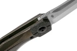 Bestech Thyra BT2106B Bronze Stonewashed Titanium, Carbonfiber Bolster, Satin Couteau De Poche, Kombou Design -Optimal Couteaux Magasin BHBT2106B 06 bestech