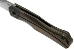 Bestech Thyra BT2106B Bronze Stonewashed Titanium, Carbonfiber Bolster, Satin Couteau De Poche, Kombou Design -Optimal Couteaux Magasin BHBT2106B 07 bestech