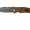 Böker Tirpitz Damast Wood 42 Limited Edition 110197DAM Couteau De Chasse
