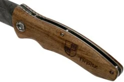 Böker Tirpitz Damast Wood 42 Limited Edition 110197DAM Couteau De Chasse -Optimal Couteaux Magasin BO110197DAM 08 boker