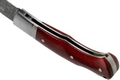 Böker Boxer 111025DAM Damascus, Micarta Couteau De Gentleman, Raphael Durand Design -Optimal Couteaux Magasin BO111025DAM 05 boker