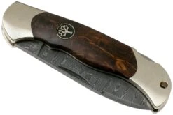 Böker Junior Scout Damast Curly Birch 111920DAM Couteau De Gentleman -Optimal Couteaux Magasin BO111920DAM 04 boker