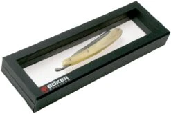 Böker Manufaktur Damascus Horn Rasoir Coupe-choux 140623DAM -Optimal Couteaux Magasin BO140623DAM 07 boker