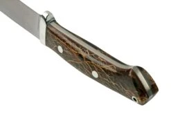 Bark River Classic Drop Point Hunter CPM S45VN Smoke Prickly Pear Natural Liner, Couteau Fixe -Optimal Couteaux Magasin BRK02 176SPPNL 04 barkriver