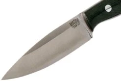 Bark River Mini Aurora CPM 3V, Black Canvas Micarta, Red Liner -Optimal Couteaux Magasin BRK06 025BRKC RL 03 bark river brk06 025brkc rl 03