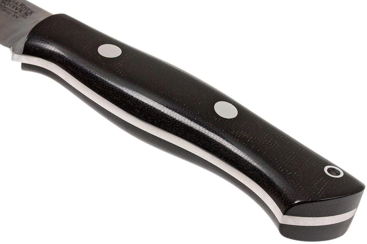 Bark River Aurora LT CPM 3V, Black Canvas Micarta 4 Bark River Aurora LT CPM 3V, Black Canvas Micarta – Image 4