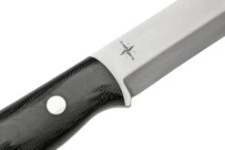 Bark River Aurora Scandi CPM 3V Black Canvas Micarta, Couteau Fixe -Optimal Couteaux Magasin BRK06 126BCM 05 barkriver