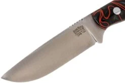 Bark River Bravo Necker II CPM 154CM, Lava Flow Kirinite, Black Sheath -Optimal Couteaux Magasin BRK07 002LFK 03 bark river brk07 002lfk 03