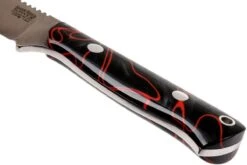 Bark River Bravo Necker II CPM 154CM, Lava Flow Kirinite, Black Sheath -Optimal Couteaux Magasin BRK07 002LFK 04 bark river brk07 002lfk 04