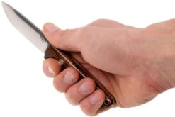 Bark River Bravo EDC A2 Rampless, Desert Ironwood, Brown Sheath -Optimal Couteaux Magasin BRK07 007DIW1 06 bark river brk07 007diw1 06