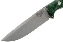 Bark River Gunny Hunter A2, Forest Green Elder Burl -Optimal Couteaux Magasin BRK07 012FGEB 03 bark river