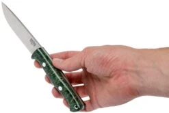 Bark River Gunny Hunter A2, Forest Green Elder Burl -Optimal Couteaux Magasin BRK07 012FGEB 07 bark river