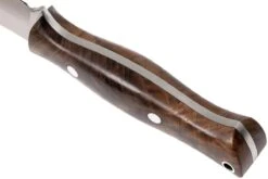 Bark River Gunny Scandi CPM 3V, American Walnut, Brown Sheath -Optimal Couteaux Magasin BRK07 024AMW 04 bark river brk07 024gamw 04
