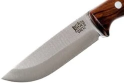 Bark River Gunny Scandi CPM 3V, Desert Ironwood, Brown Sheath -Optimal Couteaux Magasin BRK07 024DIW 03 bark river brk07 024diw 03