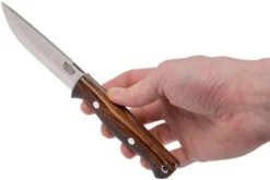 Bark River Gunny Scandi CPM 3V, Desert Ironwood, Brown Sheath -Optimal Couteaux Magasin BRK07 024DIW 06 bark river brk07 024diw 06