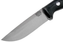 Bark River Bravo EDC CPM 3V Rampless, Black Canvas Micarta Couteau De Bushcraft -Optimal Couteaux Magasin BRK07 027BCMR 03 bark river knives