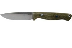 Bark River Gunny Hunter CPM S45VN, Green Canvas Micarta Couteau De Chasse