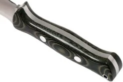 Bark River Bravo 1 A2, Black & Green Linnen Micarta, Brown Sheath -Optimal Couteaux Magasin BRK07 111BGLM 04 bark river brk07 111bglm 04